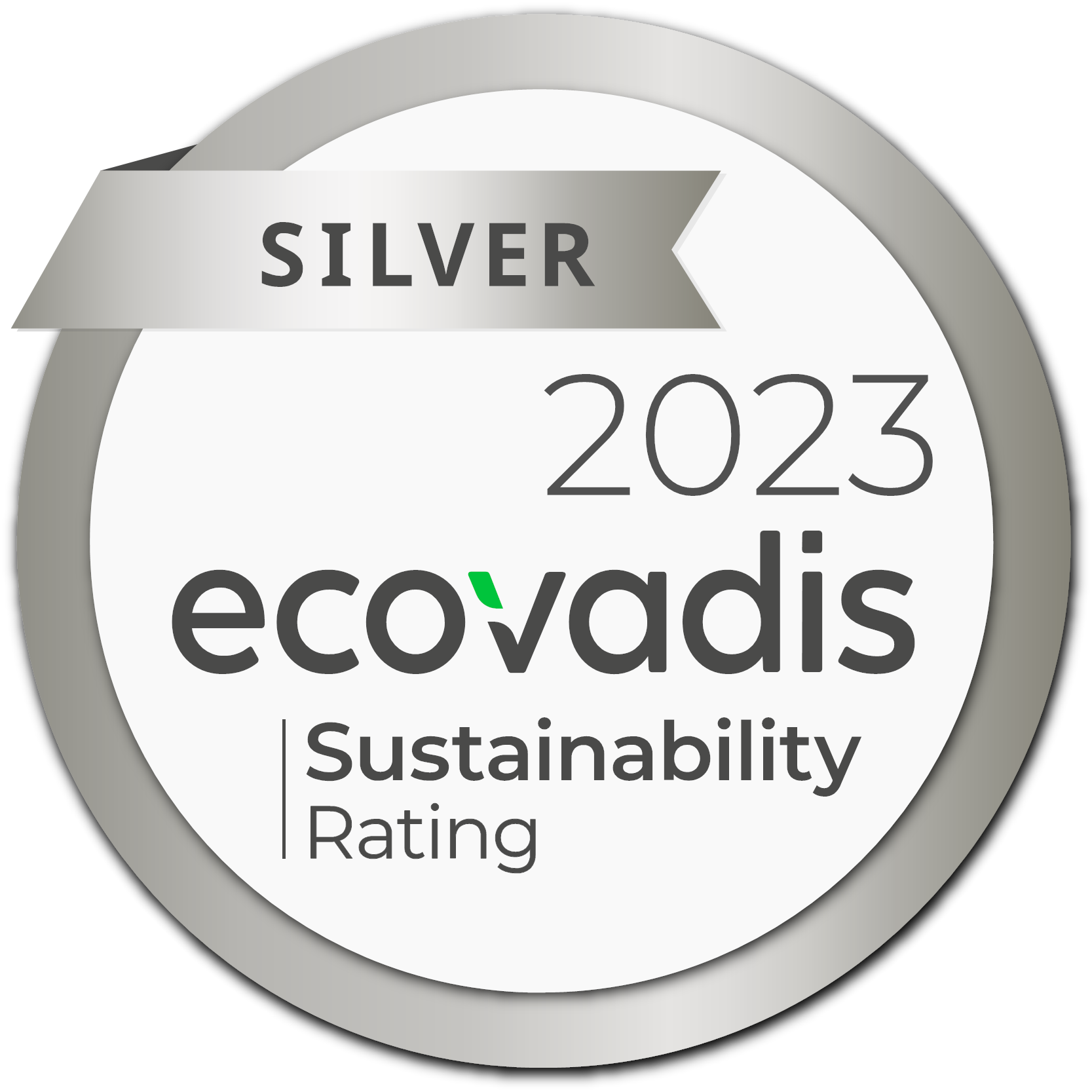 EcoVadis Sustainability Rating 2023 - Silver